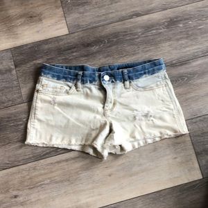 Club Monaco - Bleached Denim Shorts